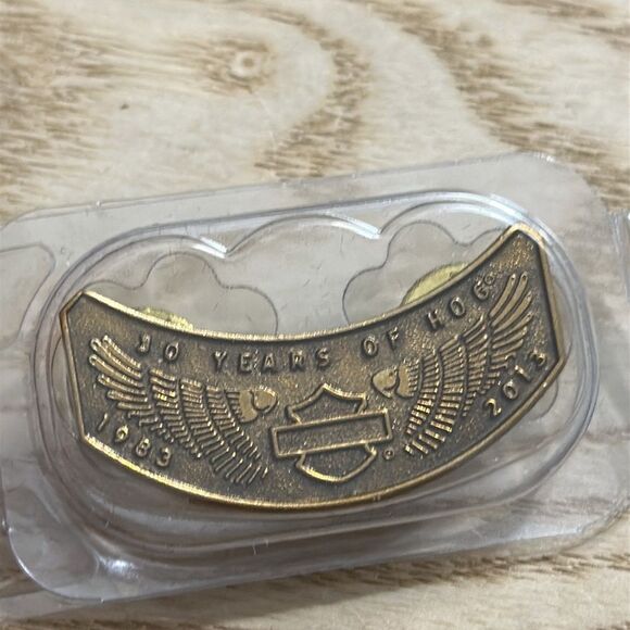 New Harley Davidson Owners 30 Years Of HOG Patch & Pin 1983-2013 - Picture 11 of 16